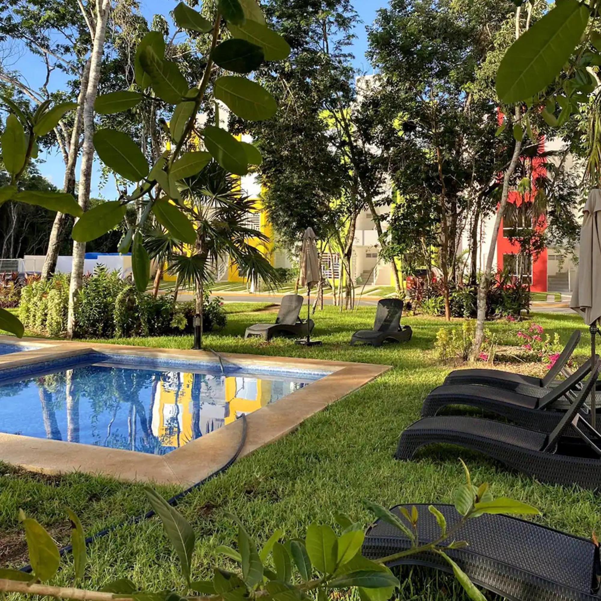 Apartamento Bonito Departamento En Privada Con Alberca Cancún Exterior foto